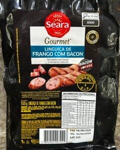 Linguiça De Frango C/ Bacon 500g
